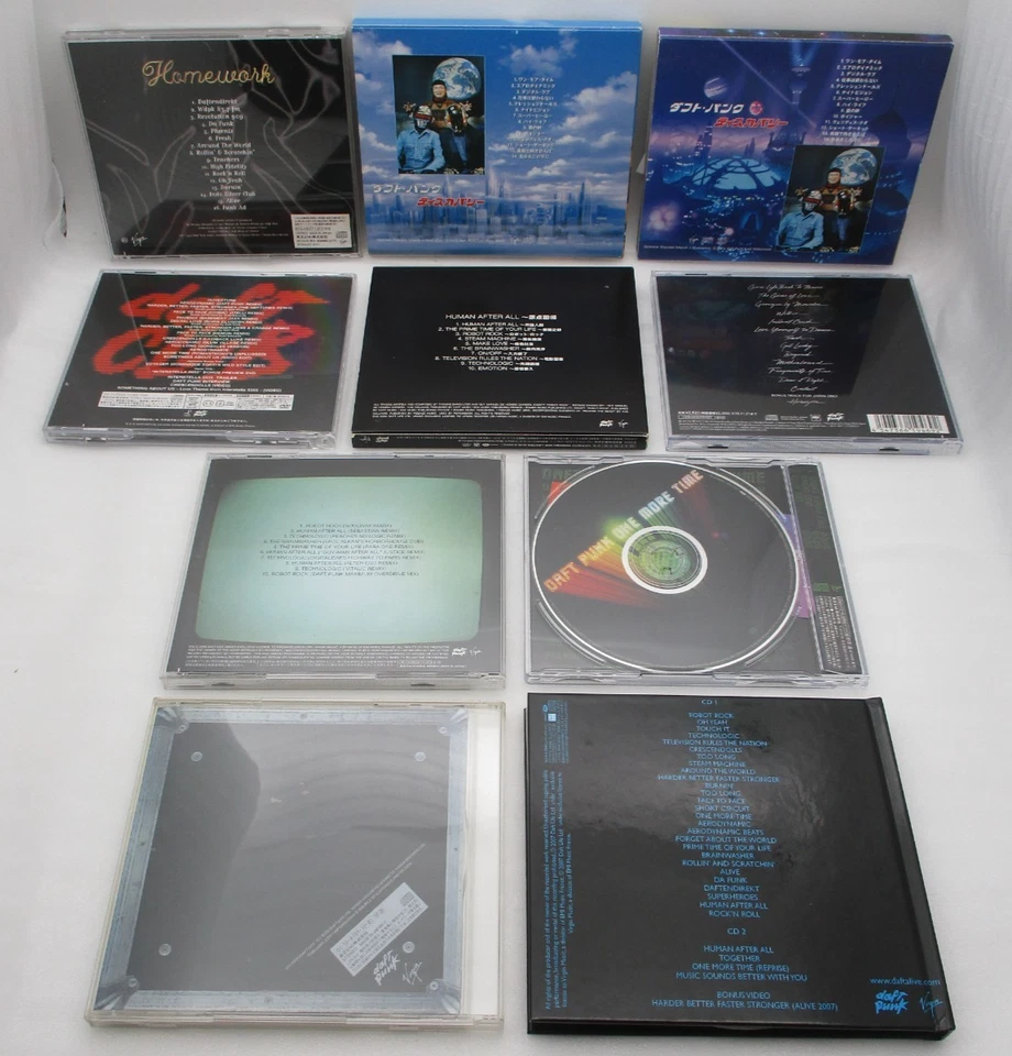 DAFT PUNK 10CDs DISCOVERY, Homework, daft CLUB, ALIVE 2007, HUMAN AFTER ALL - Image 2 of 4