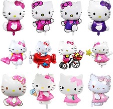 12 Pcs Hello Kitty Birthday Balloons - Party Supplies Decorations 28 in