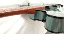 Squier Contemporary Active Starcaster, Ice Blue Metallic Finish, roasted neck