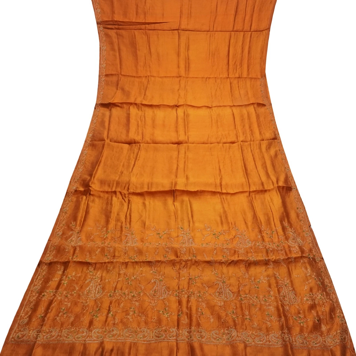 Sari In Cotone Vintage Fatto A Mano – Donna – Taglia Unica – Abbigliamento Etnico - Foto 2