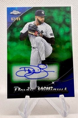 2025 Topps Chrome Update Devin Williams Chromography Green Auto 62/99 #CHRU-DW