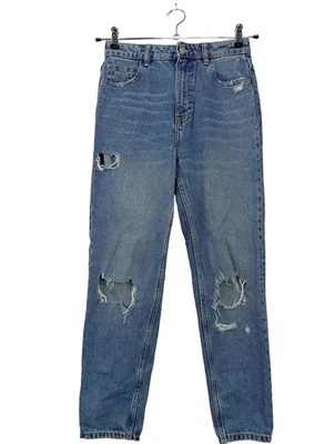 ZARA Jeans boyfriend Dames Jeans T EU 36 bleu style mode des rues - Photo 1/4