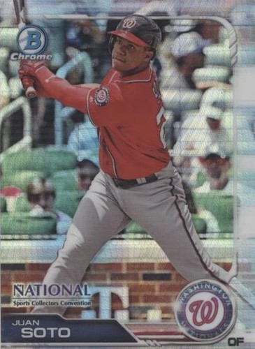 Juan Soto 2018 Bowman Scouts' Top 100 #BTP-44 Washington Nationals