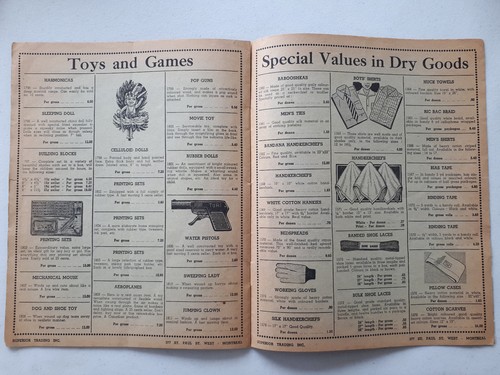 SUPERIOR TRADING INC Montreal Quebec CANADA 1930s Wholesale Goods Catalogue - Picture 3 of 6