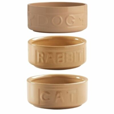 Mason Cash Pet Bowl, Lettered Food/Water Dishes For Cat, Rabbit (5