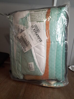 Deny Designs Blianca Green Fiesta Teal Comforter Set Pillow Shams King