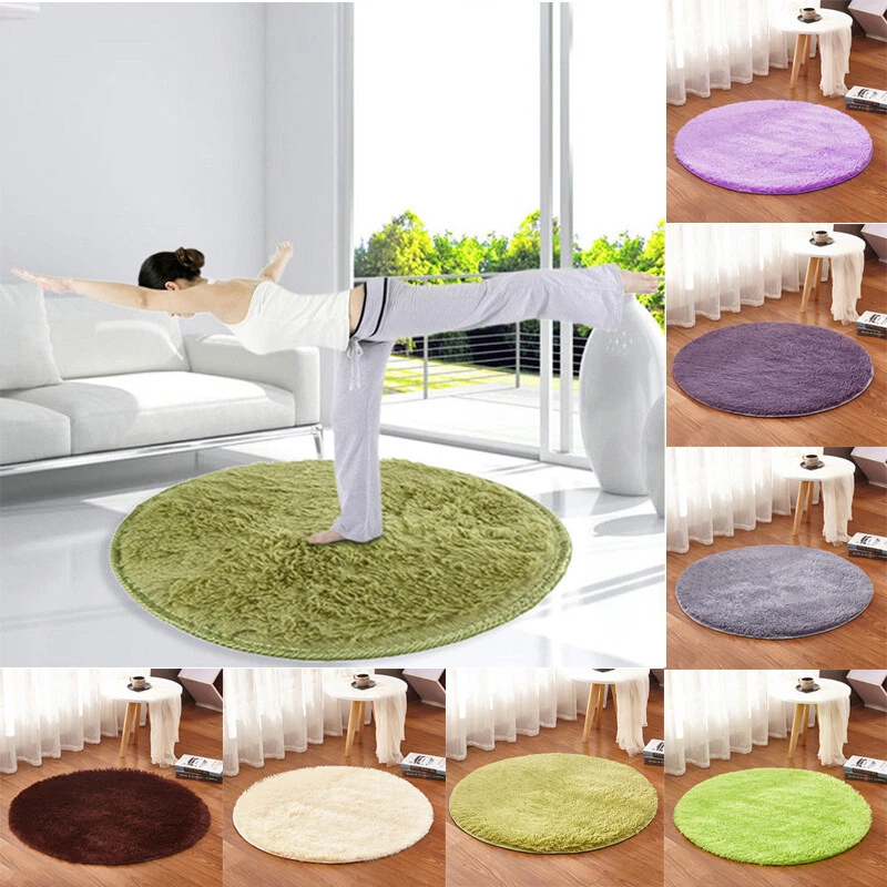 Round Circle Non Slip Floor Carpet Washable Floor Small Rugs Mat Rug Home Decor - Image 4 of 4