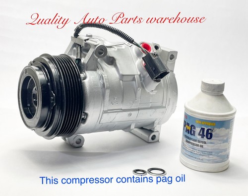 2007-2012 GMC Acadia 3.6l (V6) OEM USA Reman. AC compressor W/ 1 year ...