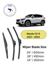 WIPER BLADES FOR MAZDA CX-5 2017-2023
