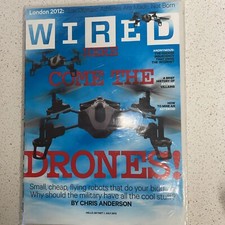 Wired Magazine Here Come The Drones July 2012 Sealed London Olympic Athletes