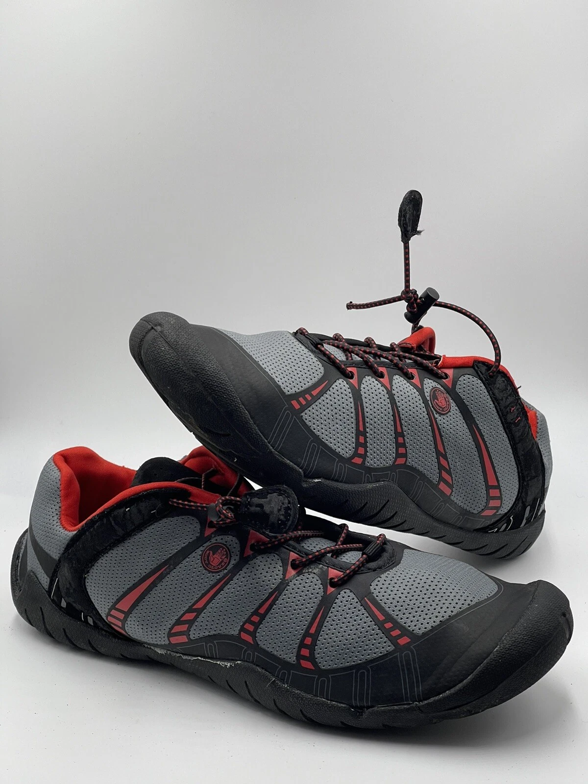 Body Glove Mens Azeo Trail Black Gray Red Athletic Water Shoes Sneakers Size 10
