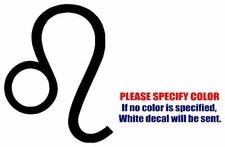 LEO Zodiac Graphic Die Cut decal sticker Car Truck Boat Window Bumper Wall 11"