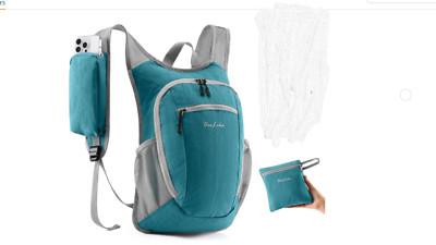 UseLike 10L Small Hiking Backpack Travel Daypack Lightweight Packable Teal New