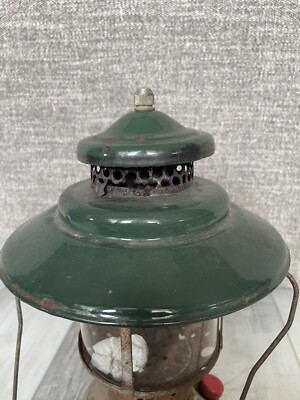 Vintage 1947 Coleman Model 228D Big Hat Chrome Tank 2 Mantle Camp