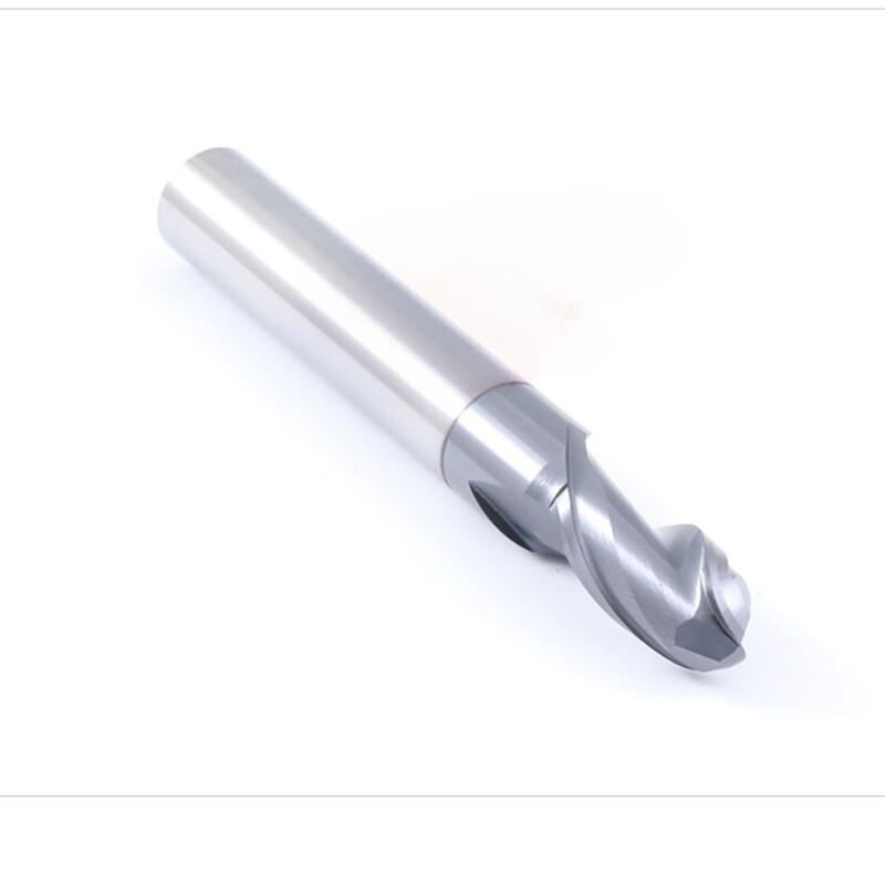 3.0mm Tungsten Carbide Ball Nose End Mill – Extra Long 100mm Shank, 2 Flutes, For CNC