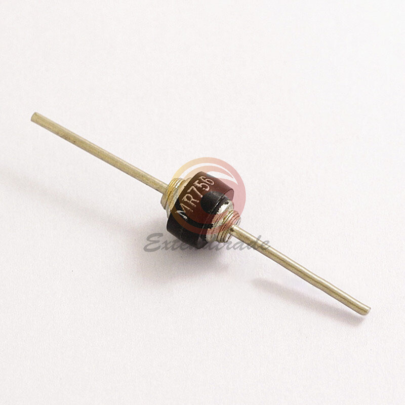 5 Pezzi Diodo MR756 | Standard Rec 6A 600V Axial – MTX-IC – Componenti Elettronici - Foto 3