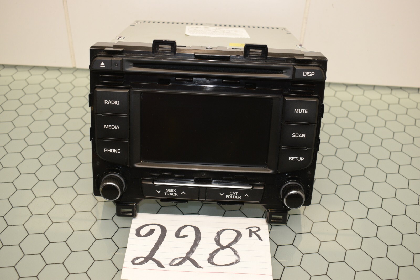 15 16 17 Sonata Radio Receiver CD Player Display Control Used Stock #228-R