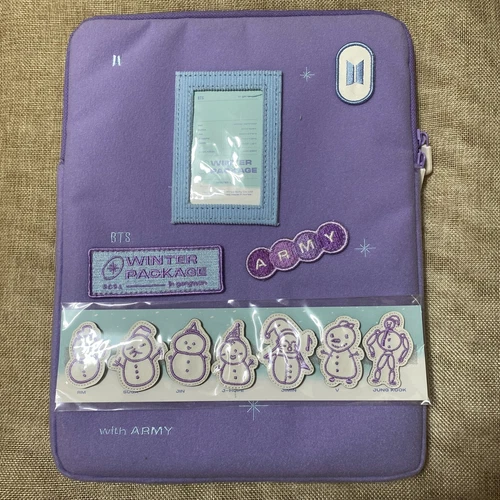 BTS GROUP [Paquete Invierno 2021] Bolsa + Escudo (7) / Nuevo, Raro / Regalo