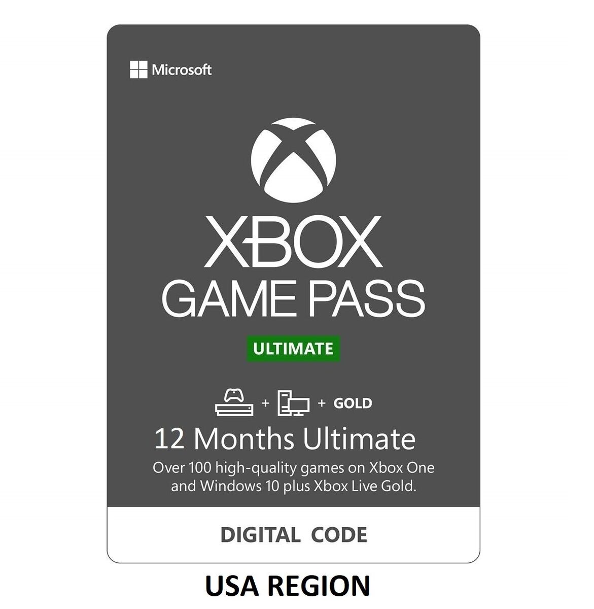 Xbox Game Pass Ultimate: 1 Mês De Assinatura [código Digital] Us