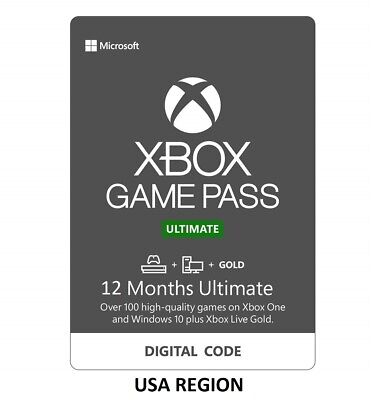 xbox game pass ultimate 1 year