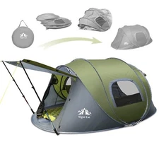 Night Cat Upgraded Pop up Tent 2-4 Persons Easy Setup in 3 Seconds Instant NEW