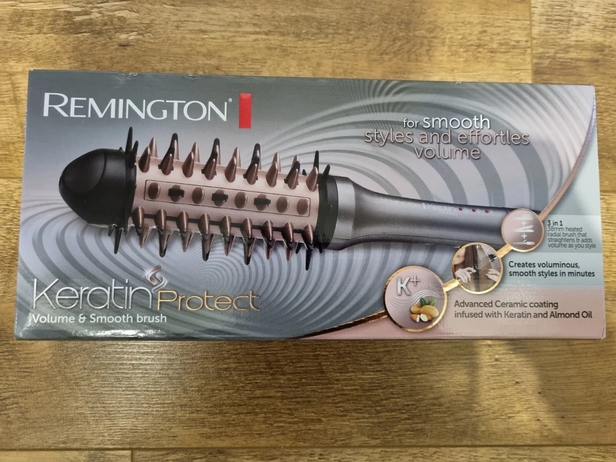 NEW SEALED REMINGTON KERATIN PROTECT VOLUME SMOOTH 3 IN 1 HEATED