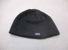 Patagonia One Size Boys Black Winter Knitted Soft Outdoor Athletic Beanie Hat 8J