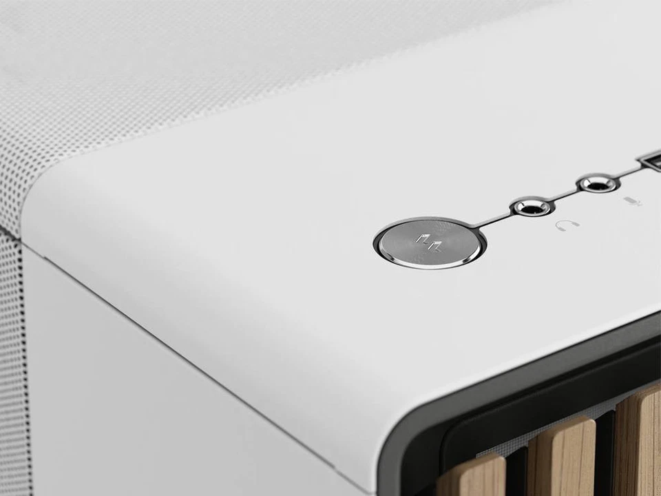 Fractal Design North Mid-Tower Case - Chalk White (Mesh) FD-C-NOR1C-03 - image 2 of 4