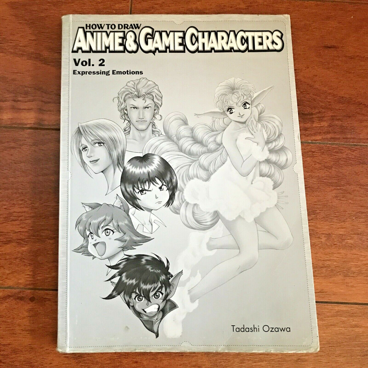 HOW TO DRAW ANIME & GAME CHARACTERS VOL 2 Expressing Emotions Tadashi Ozawa  EUC