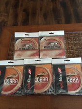 Polyfibre Cobra tennis strings 5 sets 3 sets of 1.20 mm and 2 sets of 1.25 mmf