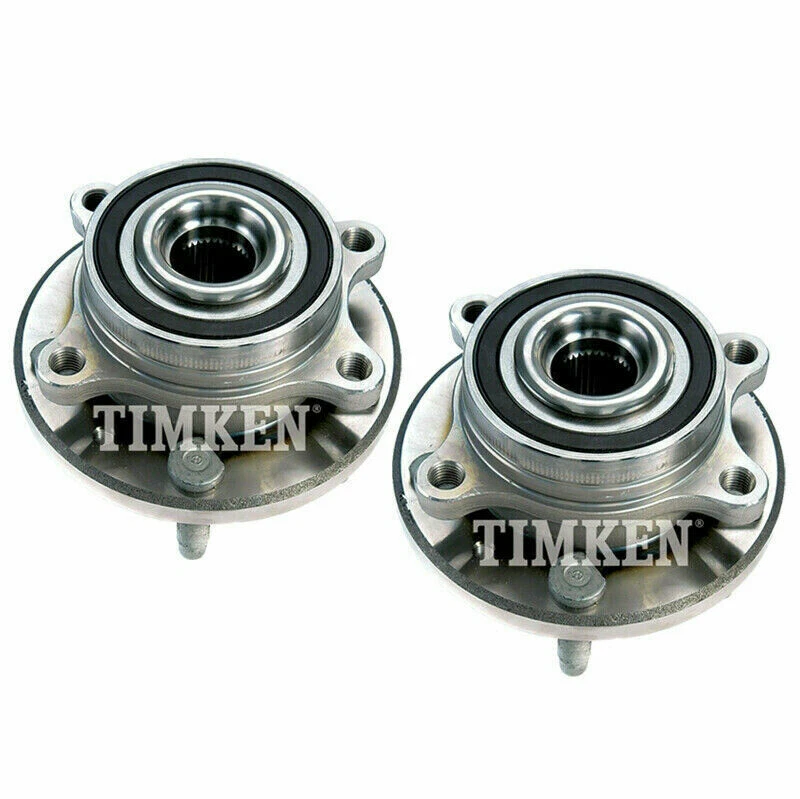 Pair TIMKEN Front Wheel Bearing Hub For Ford Taurus Flex Lincoln MKS MKT w/ABS Foto 4 de 4