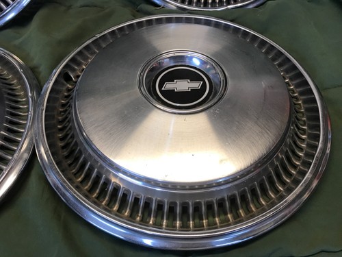 1973 - 1977 CHEVROLET 14” HUB CAPS CHEVELLE CAMARO NOVA MONTE CARLO MALIBU SET4 - Bild 5 von 6