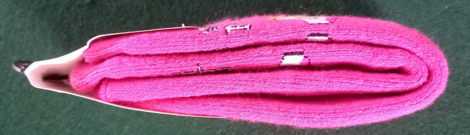 SAOLA Calze equitazione nuove. Bella seduta rosa con unicorno. Taglia 9 12.