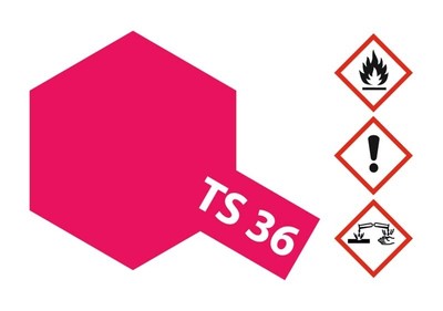 Tamiya TS-36 Neon-Rot glänzend 100ml #300085036