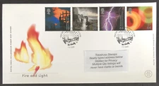 GB 2000 FDC Fire And Light Edinburgh Pmk - FREE UK P&P