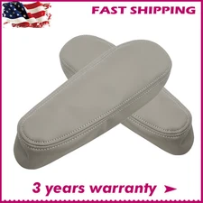 NEW Leather Seat Armrest Covers Size 10X13 Gray Fits for 01-07 Toyota Sequoia