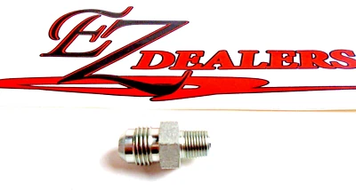 EZ-FITTINGS Hydraulic Fitting 3/8" JIC X 1/8 NPT Straight Adapter (QTY-1) AN -6 2404-06-02
