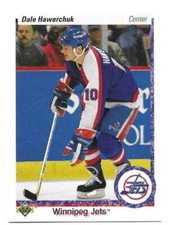 DALE HAWERCHUK 1990-91 UPPER DECK CARD NM-MT CONDITION