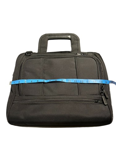 Brenthaven Carrying Briefcase Messenger Bag Laptop Computer Office Black 16" EUC - Afbeelding 9 van 14