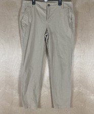 Old Navy Women's Skinny Chino Pants Beige Sz 12 32x28