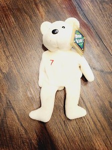 Ivan Rodriguez #7 Salvino's Bamm Beano's Collectible Plush Beanie Bear