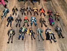 Vintage 90’s Batman Animated Series Movie Kenner Toy Action Figure Lg Lot (25)