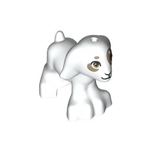 LEGO Animal Friends White Baby Goat Kid Dark Tan Spots Minifigure 42632