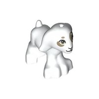 Lego Animal Friends WeißEs Baby Ziege Kind Dunkelbraune Punkte Minifigur 42632