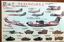 1/700 The West Wings 2 Aircraft (F-86 F-104  S-2 tanks) -- Skywave PitRoad S52