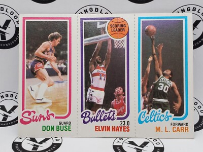 1980-81 Topps #69 190 Don Buse/242 Elvin Hayes TL/35 M.L. Carr