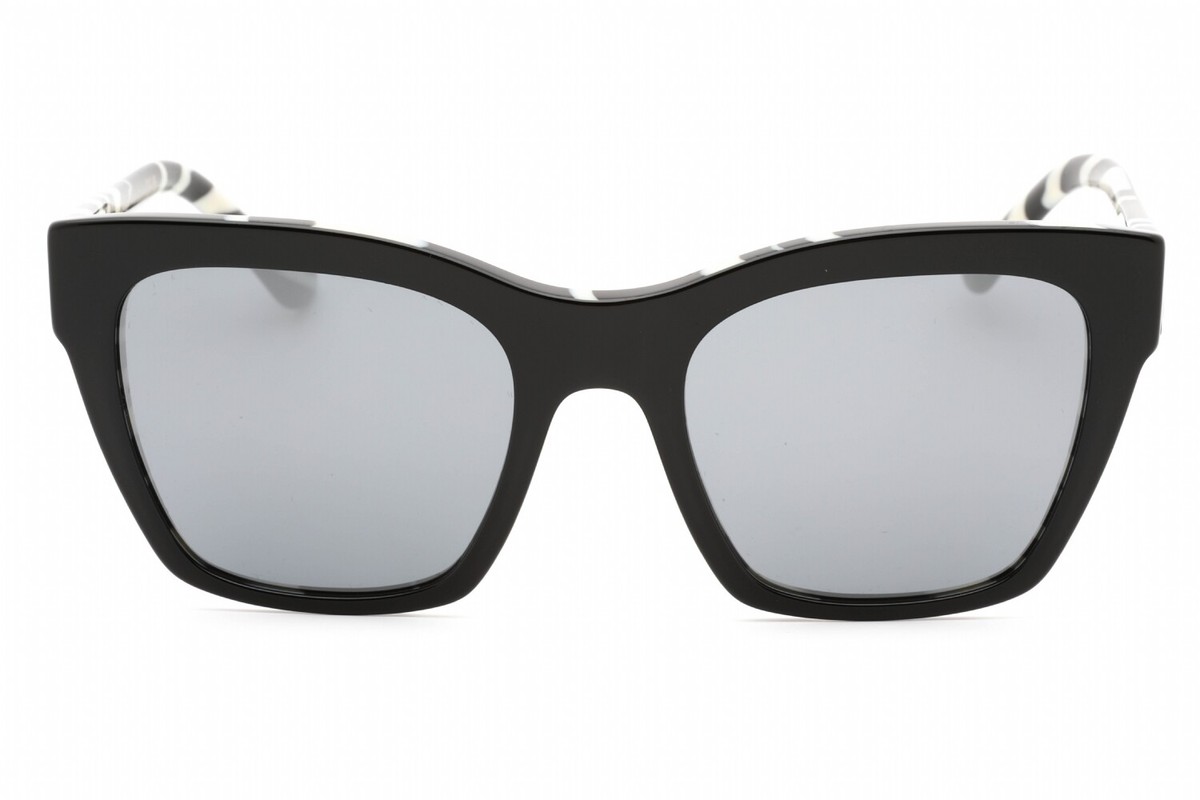 DOLCE & GABBANA DG4384 33726G Sunglasses Black Frame Grey
