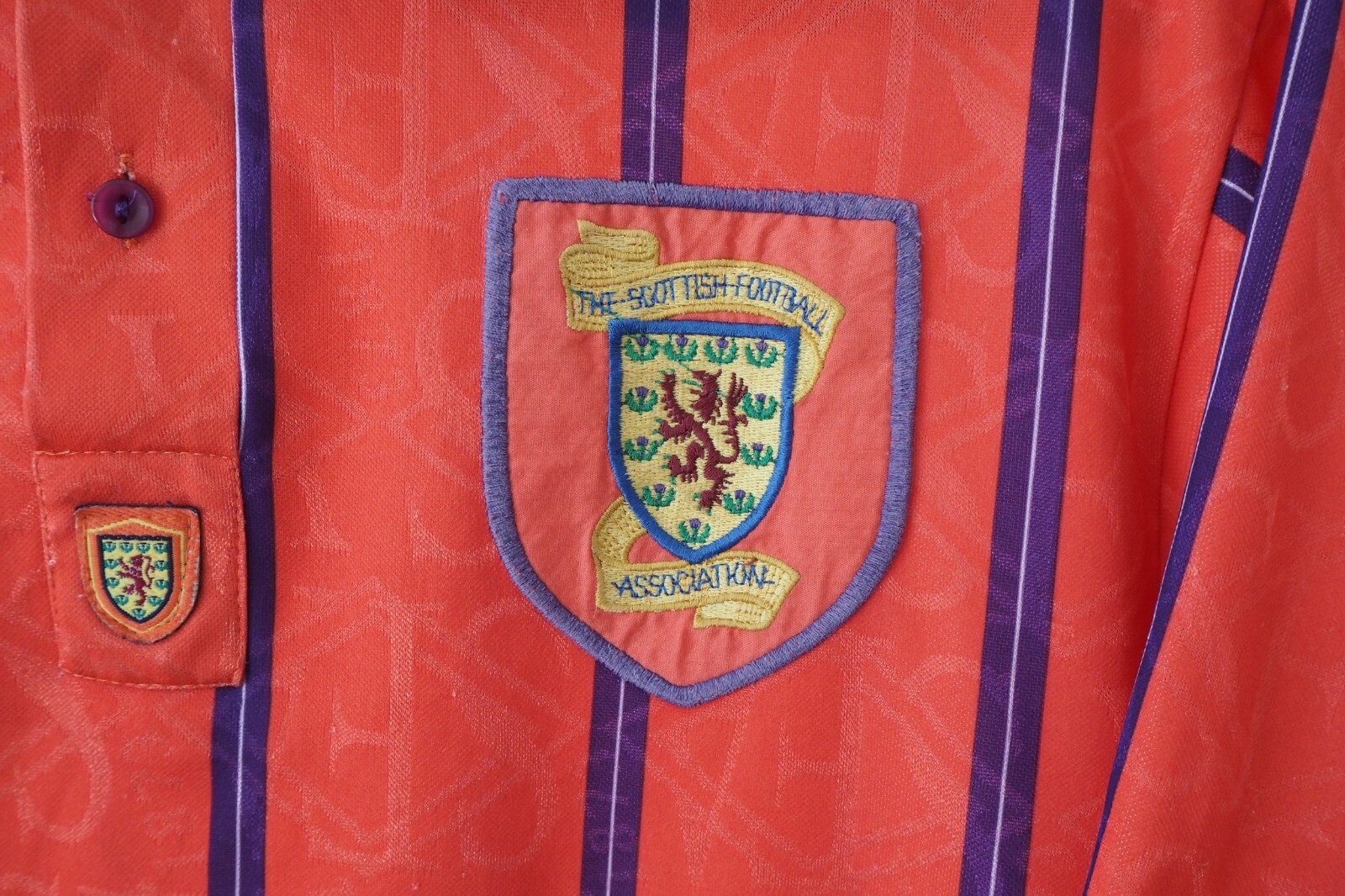 Scotland 1993 Umbro Away Jersey - Orange