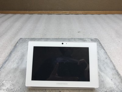 Crestron TSW-760-W-S 7'' White Touch Panel w/ TSW-760-TTK-W-S Table Mount