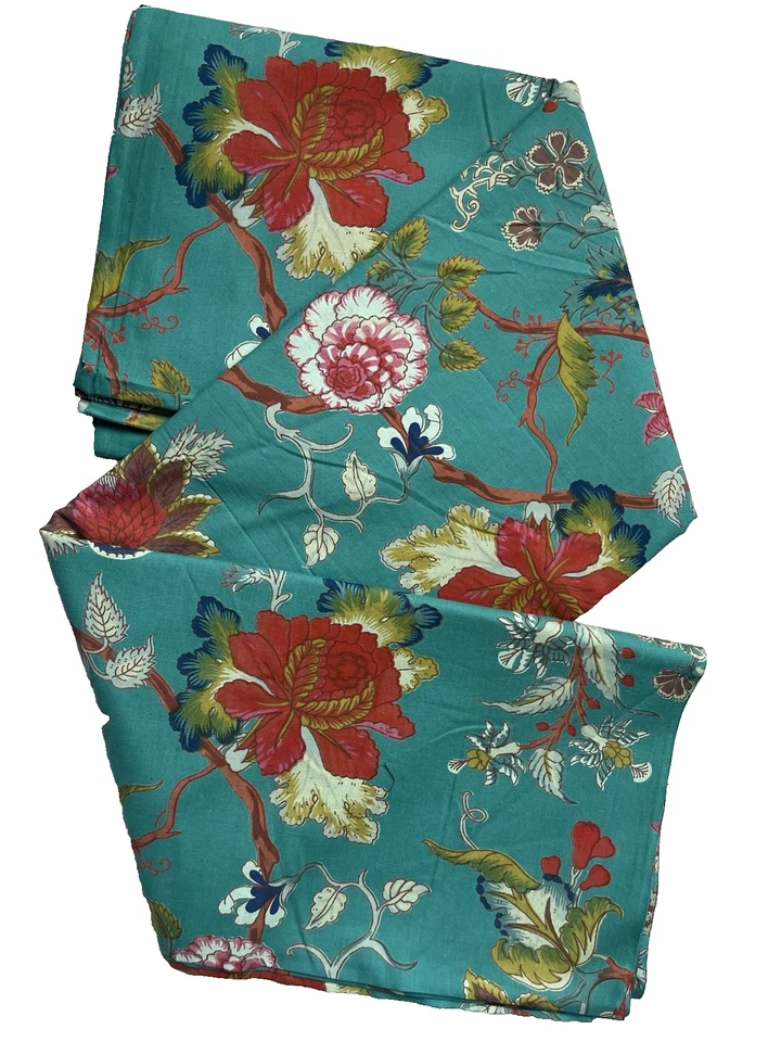 2 Yards 100 % Cotton fabric print Block print for Multipurpose - Image 4 of 4